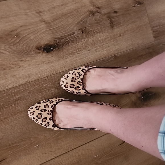 Franco Sarto Leopard heels size 9W - Picture 6 of 6
